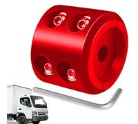 Winch Rope Hook Rubber Stopper - Stopper, ATV Cable Guard | Durrable Rubber Buffer With Double Hole Design For Preventing Hook Rattle and Winch Line Damage