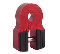 Winch Shackle Mount In Alluminio Con Protezione In Gomma, Carico 16000lb, Per Anelli D 3 / 4in E Cavi 3 / 8in - Alta Resistenza, Antiruggine, Compatibile ATV UTV SUV