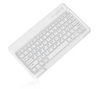 WINCHKING Bluetooth Tastiera, Wireless Tastiera per Tablet, Ultrasottile Keyboard sottile e leggera per iPad, Android Samsung Galaxy Tab, Lenovo Teblet, Xiaomi Redmi Pad, Honor Pad, bianca