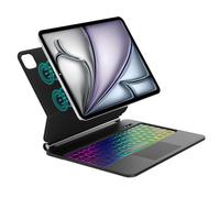 WINCHKING Custodia Magic Keyboard per iPad Air 13" (M3 2025/M2 2024), cover per iPad Pro 12,9" 6a/5a/4a/3a (2022-2018), nera