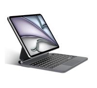 WINCHKING Magic Keyboard - Custodia con tastiera per iPad Air 11 M2 2024 - iPad Air 6./5./4° Gen e iPad Pro 11 pollici 4./3./2./1 tastiera retroilluminata magnetica design QWERTZ layout, nero