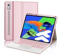 WINCHKING Tastiera per Lenovo Tab P12 12.7" 2025 - Cover tastiera per Lenovo Tab 12.7 pollici, Trackpad Multi-Touch,Retroilluminazione 7 colori, AZERTY,