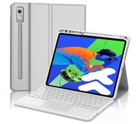 WINCHKING Tastiera per Lenovo Tab P12 12.7" 2025 - Cover tastiera per Lenovo Tab 12.7 pollici, Trackpad Multi-Touch,Retroilluminazione 7 colori, AZERTY,