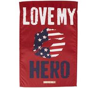 WinCraft 18507218 - Striscione USA Love My Hero, 30,5 x 45,7 cm, multicolore