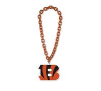 WinCraft Cincinnati Bengals Collana in plastica con logo a catena grande, No Size, 80% plastica/20% schiuma, Nessuna pietra preziosa
