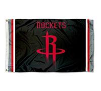 Wincraft Houston Rockets Logo Nero Bandiera e Banner