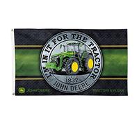 WinCraft John Deere Flag 3'x5' Deluxe IM in Tractor