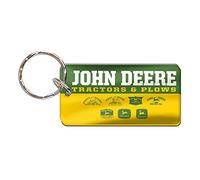 WinCraft John Deere Rectangle Key Ring Vintage