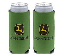WinCraft John Deere Slim Cooler 12oz. Logo Green
