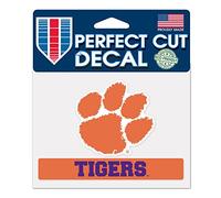 WinCraft NCAA Clemson University WCR62838014 - Decalcomania a colori, 11,4 x 14,6 cm