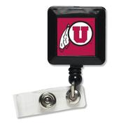 WinCraft NCAA University of Utah - Porta badge retrattile, colore: nero