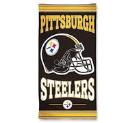 Wincraft NFL Pittsburgh Steelers - Telo mare in fibra, 4,1 kg/30 x 60