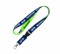 WinCraft NFL Seattle Seahawks - Portachiavi con fibbia rimovibile