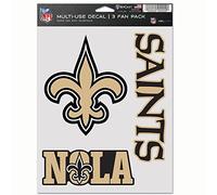 WinCraft NFL - Set di adesivi multiuso, 20 x 15 cm, motivo: Miami Dolphins