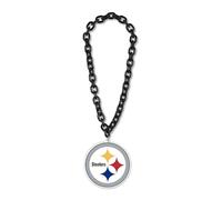 WinCraft Pittsburgh Steelers Collana in plastica con logo a catena grande, No Size, 80% plastica/20% schiuma