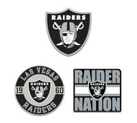 WinCraft Set di 3 spille da collezione dei Las Vegas Raiders