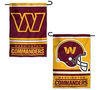 WinCraft Washington Commanders - Bandiera da giardino a doppia faccia