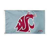 Wincraft Washington State Cougars - Bandiera NCAA, 9,6 x 1,5 m, colore: Grigio