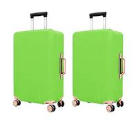 WINCUR Custodia protettiva per bagagli da viaggio ad alta resilienza, resistente ai graffi e alla polvere, per bagagli con ruote, valigia non inclusa, confezione da 2 (bianco, 45,7-50,8 cm), Verde, 22