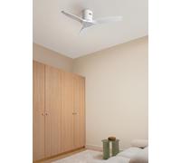 WIND CALM NATURAL WOOD - Ventilatore Da Soffitto 40W Silenzioso 100% Legno Senza Luce