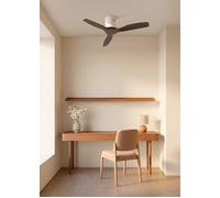 WIND CALM NATURAL WOOD - Ventilatore Da Soffitto 40W Silenzioso 100% Legno Senza Luce