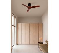 WIND CALM NATURAL WOOD - Ventilatore Da Soffitto 40W Silenzioso 100% Legno Senza Luce