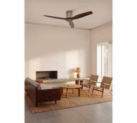 WIND CALM NATURAL WOOD - Ventilatore Da Soffitto 40W Silenzioso 100% Legno Senza Luce