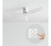 WIND CALM NATURAL WOOD - Ventilatore Da Soffitto 40W Silenzioso 100% Legno Senza Luce