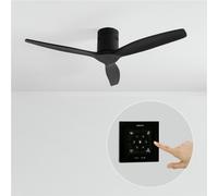 WIND CALM NATURAL WOOD - Ventilatore Da Soffitto 40W Silenzioso 100% Legno Senza Luce