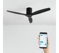 WIND CALM NATURAL WOOD - Ventilatore Da Soffitto 40W Silenzioso 100% Legno Senza Luce