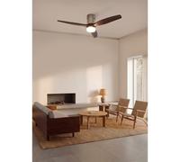 WIND CALM NATURAL WOOD - Ventilatore Da Soffitto 40W Silenzioso 100% Legno Telecomando