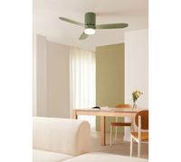 WIND CALM SCULPT - Ventilatore Da Soffitto Silenzioso 40W Ø132 cm Con Luce LED M (Ø132cm) (stanze 10m²-25m²)