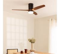WIND CALM - Ventilatore Da Soffitto Silenzioso Da 40W Con Pale Tecniche In ABS Di Varie Dimensioni Controllo A Parete + Telecomando