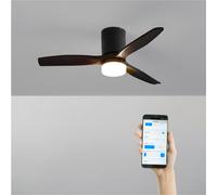 WIND CALM - Ventilatore Da Soffitto Silenzioso Da 40W Con Pale Tecniche In ABS Di Varie Dimensioni WIFI + Telecomando
