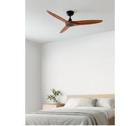 WIND CENTURY - Ventilatore Da Soffitto 40W Silenzioso, 100% Legno, Varie Dimensioni Senza Luce