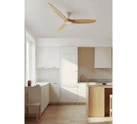 WIND CENTURY - Ventilatore Da Soffitto 40W Silenzioso, 100% Legno, Varie Dimensioni Senza Luce