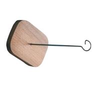 Wind Chime Hangers Outside, Adhesive Wall Bracket Hooks, No-Drill Mounting, Perfect for Flower Baskets, Bird Feeders, Lanterns, Balcony, Deck, Porch, Patio, and Garden Outdoor Use, 7x10x13cm Wood Iron