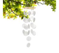 Wind Chimes di Conchiglie per Esterno - Decorazione Costiera da Esterno - Regalo Soave per Donna Casa Spiaggia Giardino Terrazzo