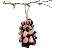 Wind Chimes Outdoor 40cm Rustic - Nut Shell Rattle Ornament Wind Chimes for