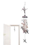 Wind Chimes Outdoor | Metal Wind Chimes Hummingbird Bell | Deep Tone Garden Decorations | for Backyard Balcony Bedroom Birthday Country Festival Garden Home Landscaping Memorial Outside