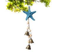 Wind Chimes Outside, Decorative Coastal Sea, Star Fish Decor with Sturdy Build, Outdoor Ornament Aid with, Modern Holiday Style, Accessory for Beach Garden Yard Backyard