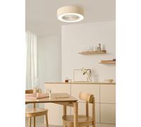 WIND CLEAR EASY - Ventilatore Da Soffitto Silenzioso 40W Ø50 Cm Con Pale Nascoste E Luce LED Telecomando