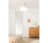 WIND CLEAR EDGE - Ventilatore Da Soffitto Silenzioso 40 W Ø107 Cm Con Pale Retrattili E Luce LED Telecomando