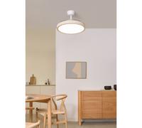 WIND CLEAR STUDIO - Ventilatore Da Soffitto 40W Silenzioso Con Pale Retrattili E Luce LED, Varie Dimensioni Telecomando