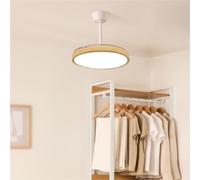 WIND CLEAR STUDIO - Ventilatore Da Soffitto 40W Silenzioso Con Pale Retrattili E Luce LED, Varie Dimensioni Telecomando