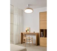 WIND CLEAR STUDIO - Ventilatore Da Soffitto 40W Silenzioso Con Pale Retrattili E Luce LED, Varie Dimensioni Telecomando