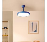 WIND CLEAR STUDIO - Ventilatore Da Soffitto 40W Silenzioso Con Pale Retrattili E Luce LED, Varie Dimensioni Telecomando