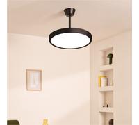 WIND CLEAR STUDIO - Ventilatore Da Soffitto 40W Silenzioso Con Pale Retrattili E Luce LED, Varie Dimensioni Telecomando