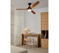 WIND CUP - Ventilatore Da Soffitto 40W Silenzioso Ø132 Cm 100% Legno WIFI + Telecomando