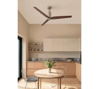 WIND FORMA - Ventilatore Da Soffitto Silenzioso 45 W Ø152 Cm Con Luce Ambientale Opzionale Senza Luce